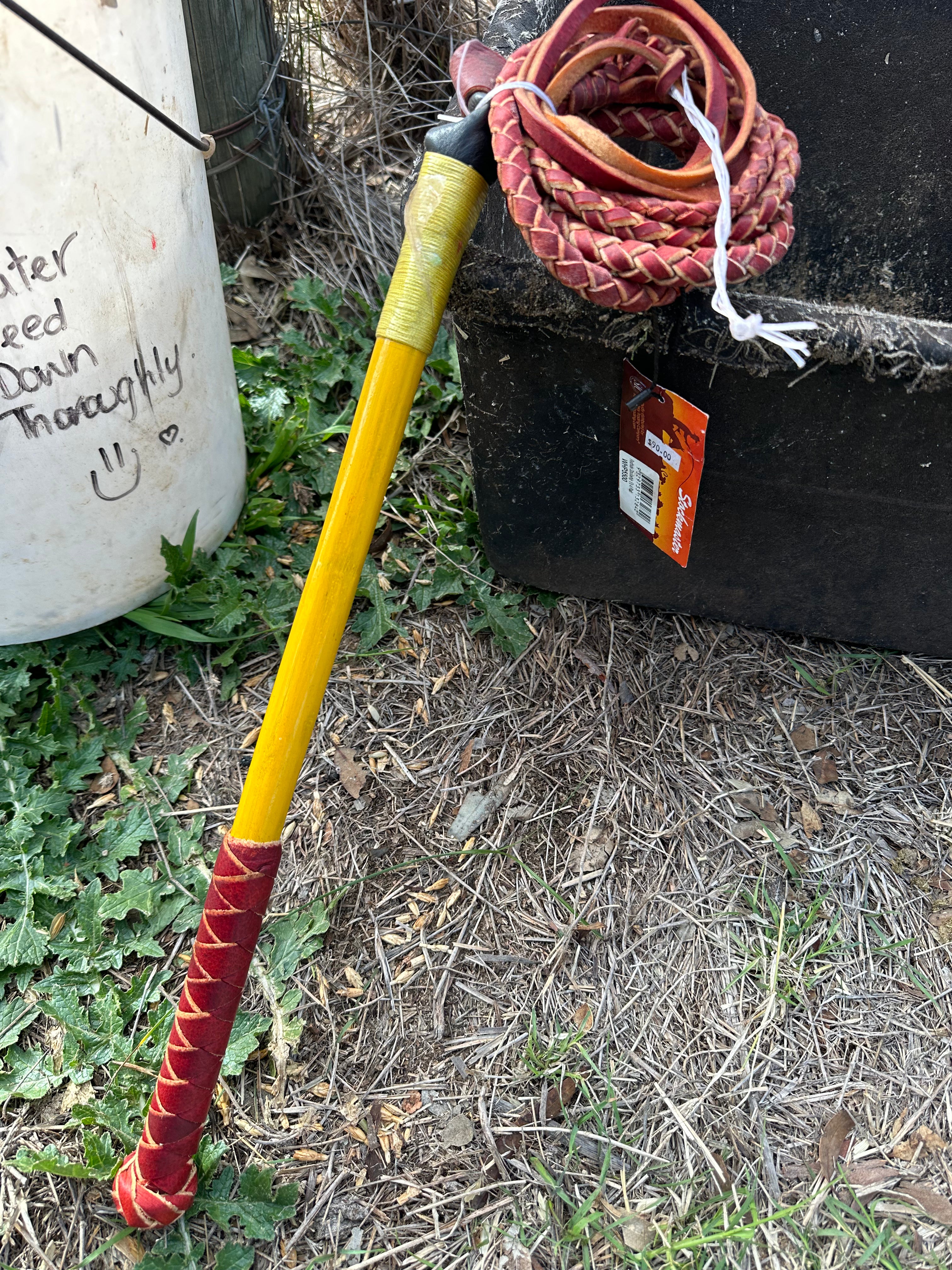 Whip - Redhide Stockwhips - 4 Plait