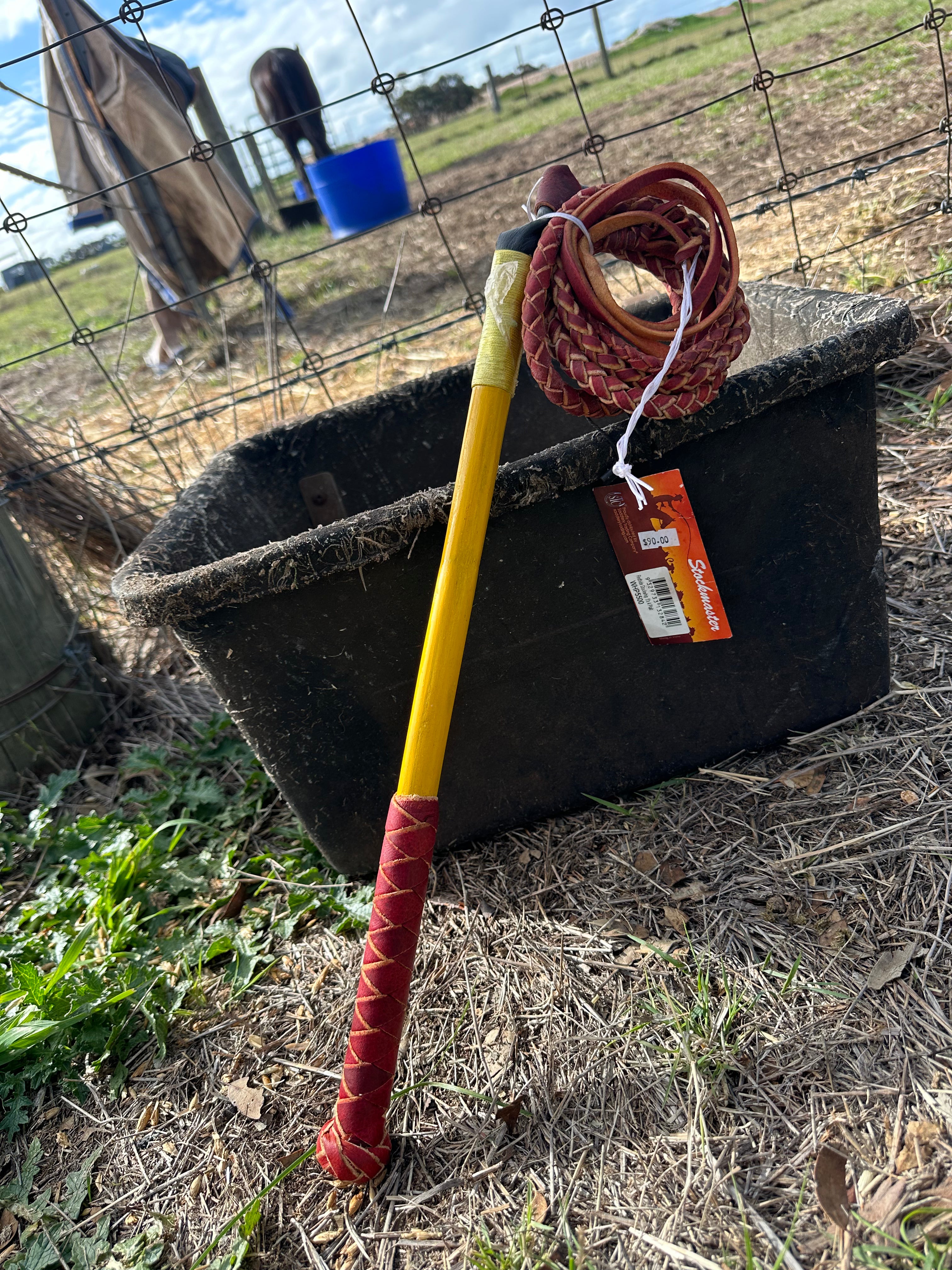 Whip - Redhide Stockwhips - 4 Plait