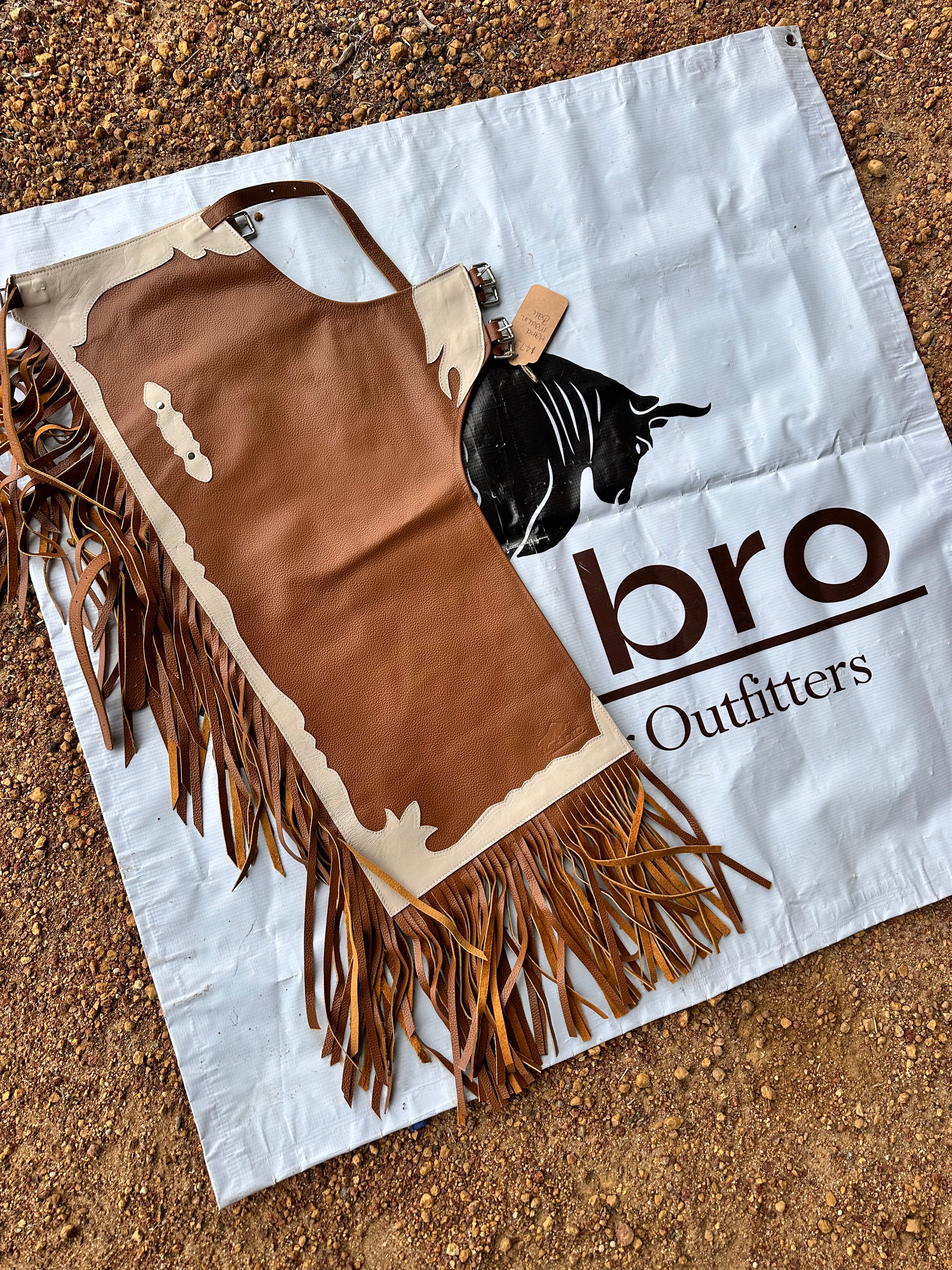 BRO Chaps Tan with Cream Trim - Child - SOLD