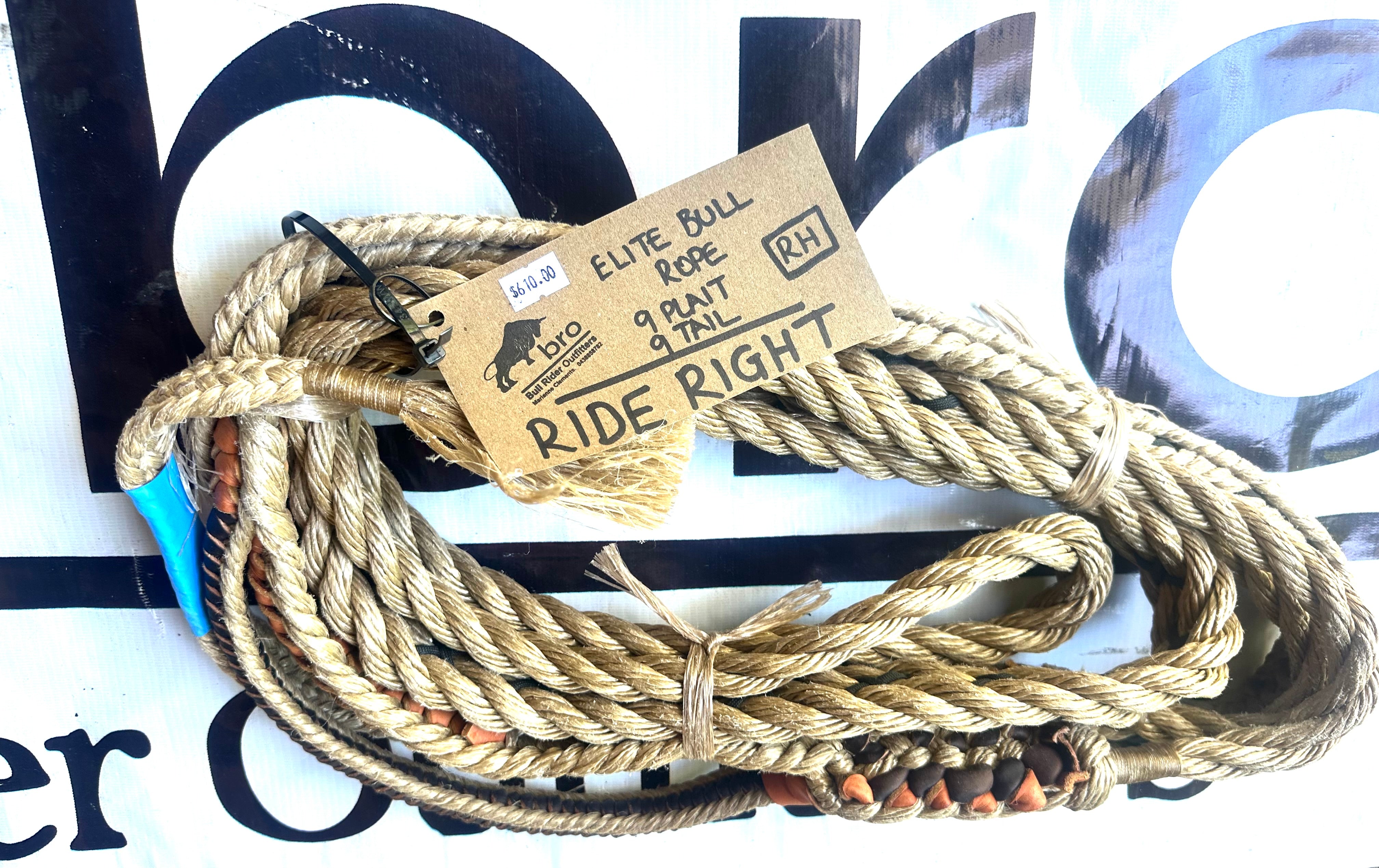 Bull Rope Elite 9/9  - Ride Right - Right Hand