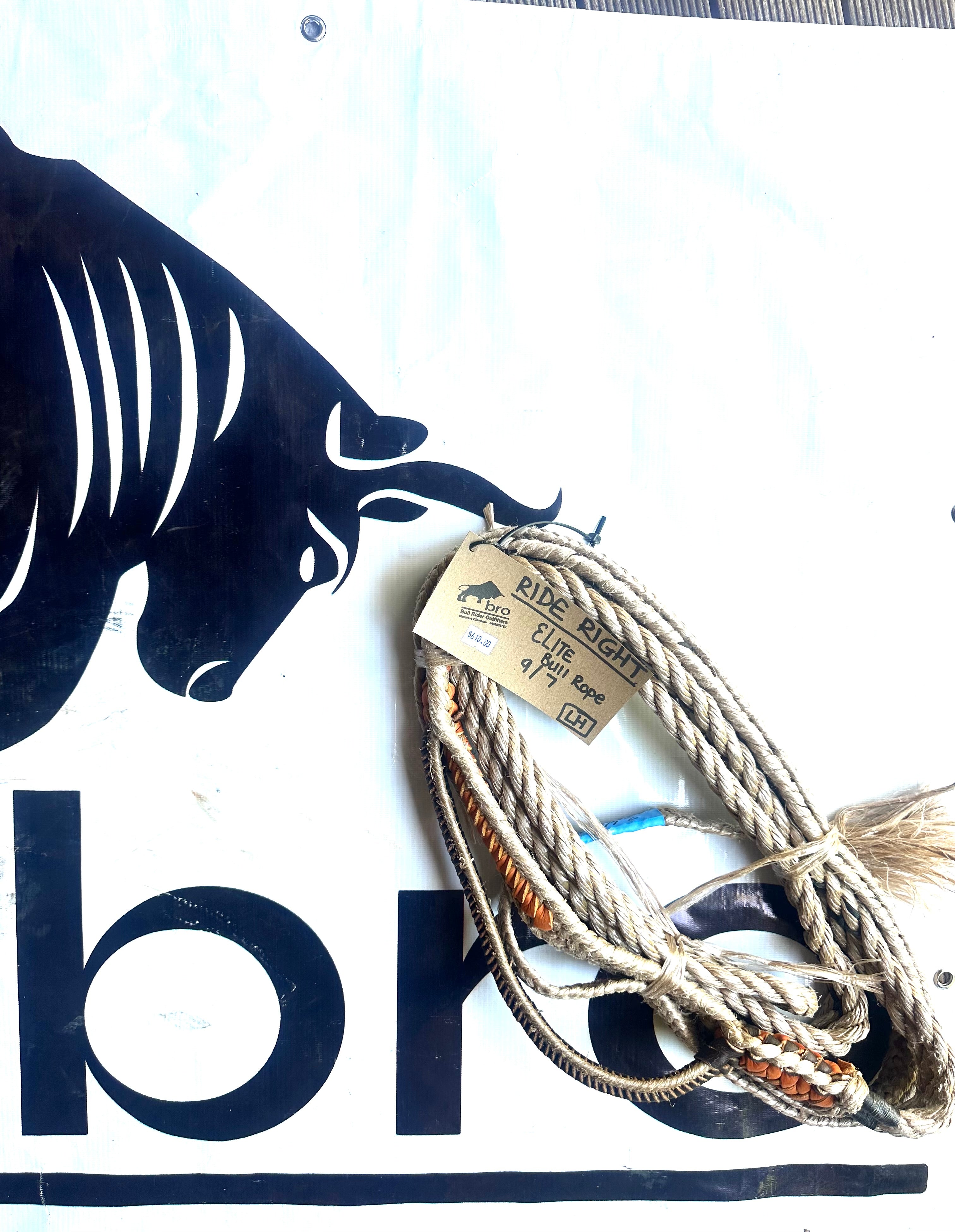 Bull Rope Elite  9/7 - Ride Right - Left Hand