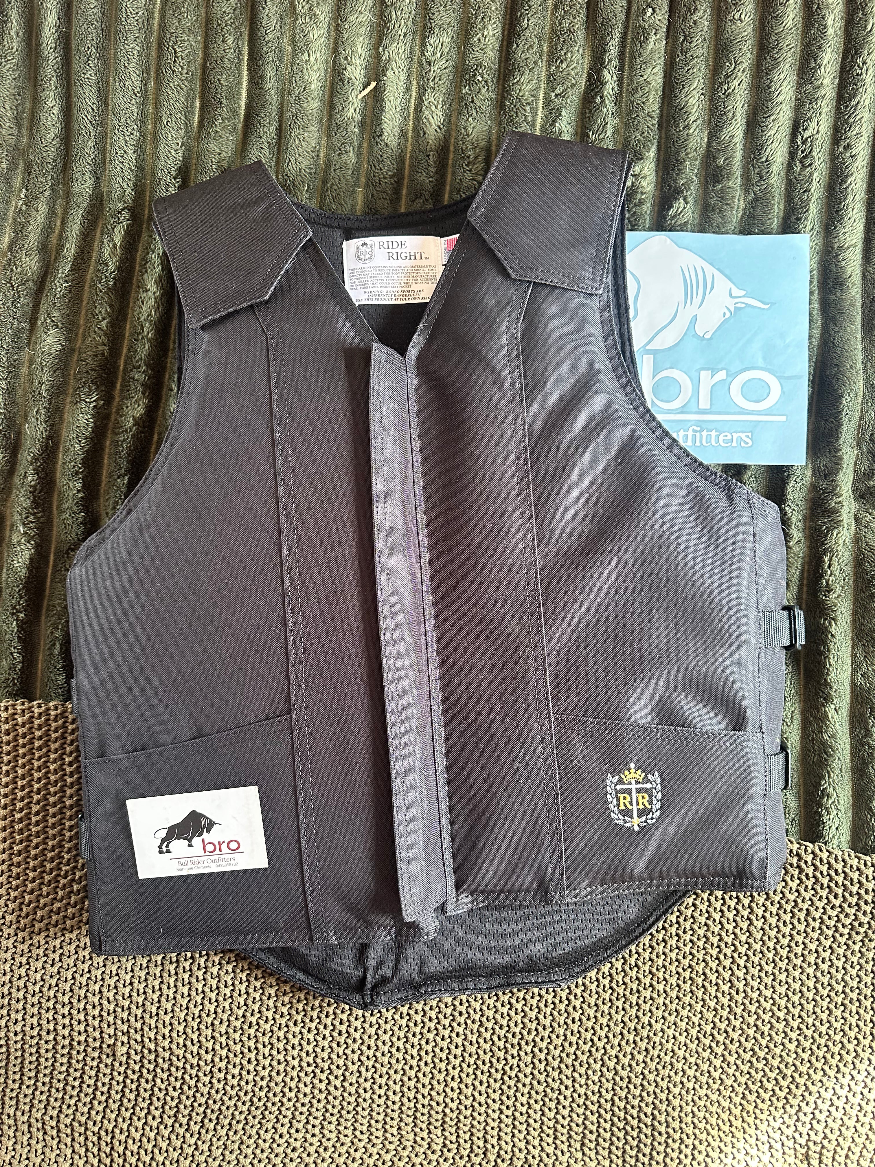 Vest - Bull Riding - Ride Right - Large Tall