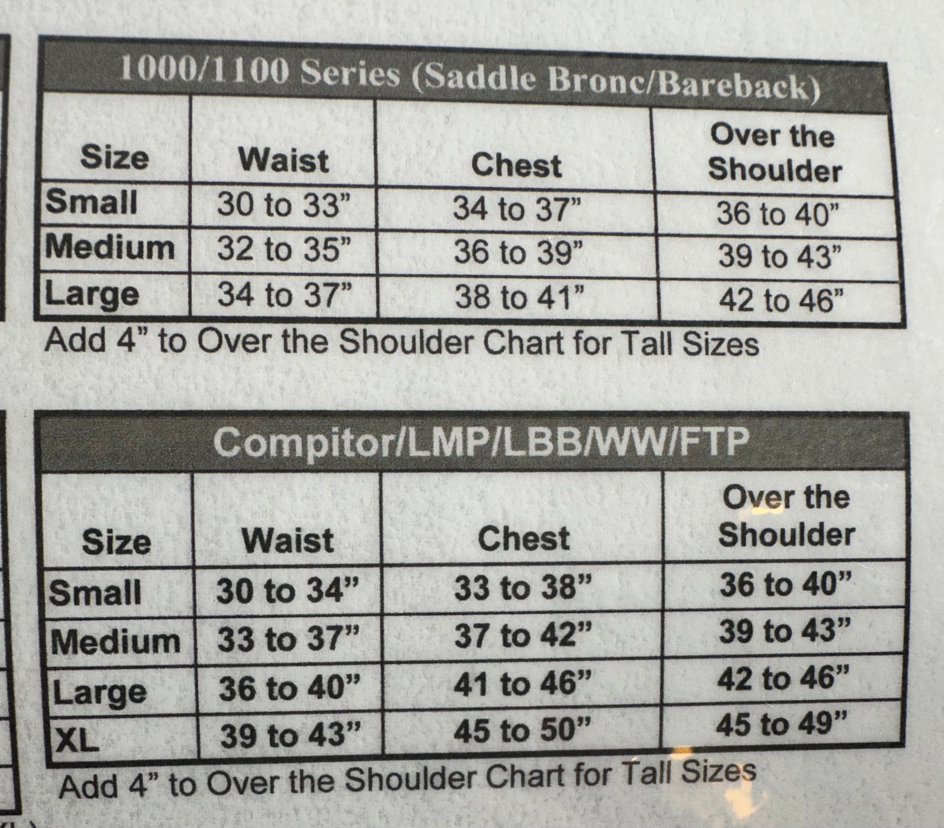 Vest - Bull Riding - Ride Right - Large Tall