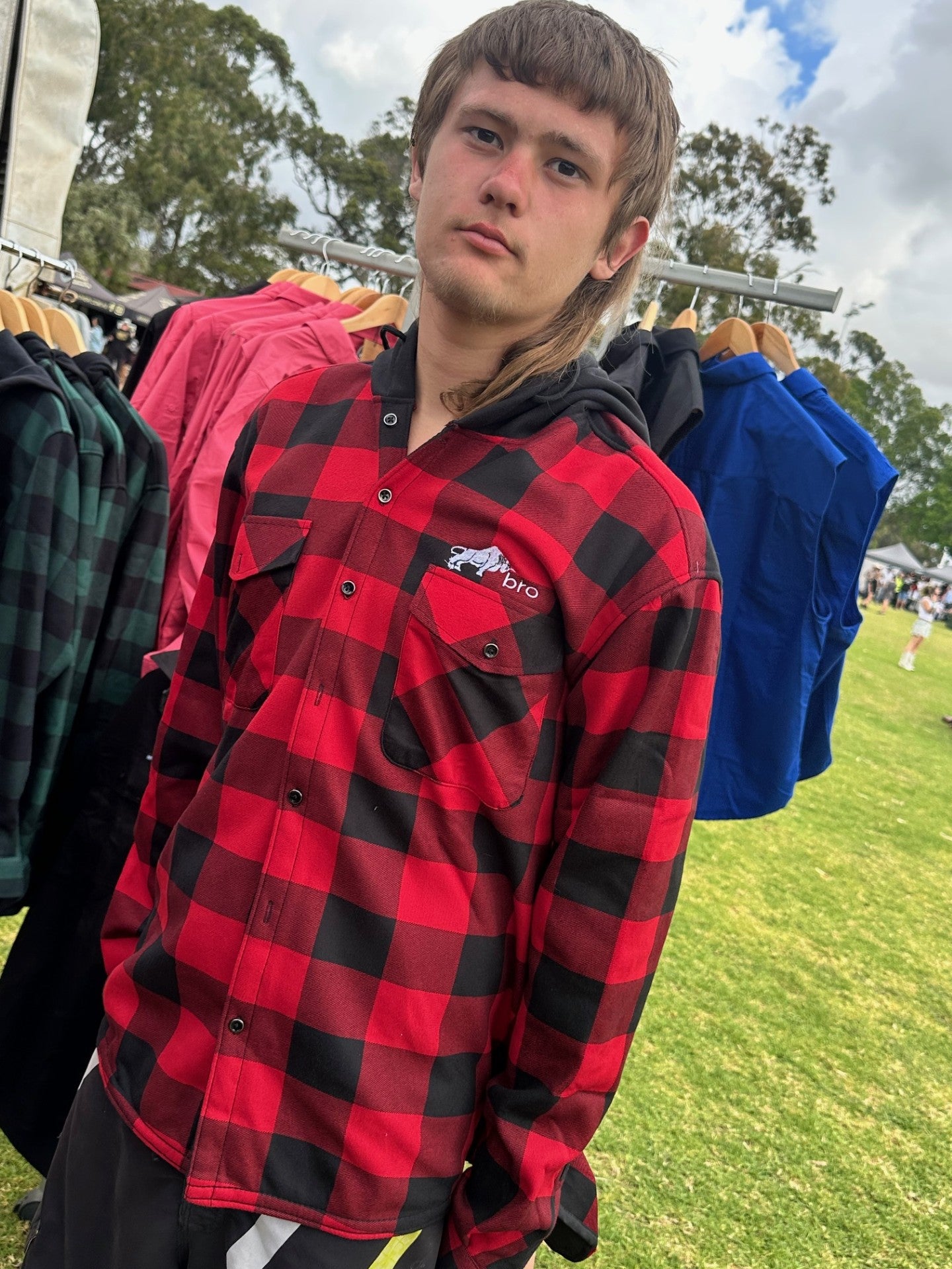 Flannelette Hooded Shirt