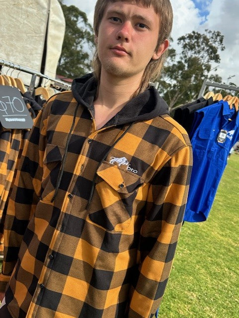 Flannelette Hooded Shirt